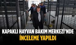 Kapaklı Hayvan Bakım Merkezi’nde inceleme yapıldı