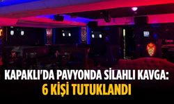 Kapaklı'da pavyonda silahlı kavga: 6 kişi tutuklandı