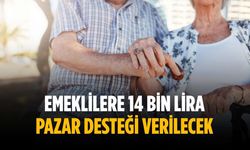 Emeklilere 14 bin lira pazar desteği verilecek