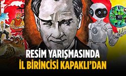 Resim yarışmasında il birincisi Kapaklı’dan