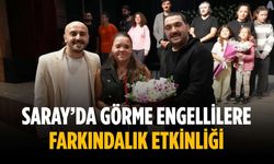 Saray’da görme engellilere farkındalık etkinliği