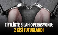 Çiftlikte silah operasyonu: 2 kişi tutuklandı