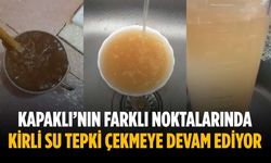 Kapaklı’nın farklı noktalarında kirli su tepki çekmeye devam ediyor