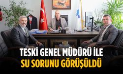 TESKİ Genel Müdürü ile su sorunu görüşüldü