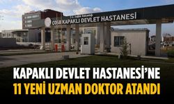 Kapaklı Devlet Hastanesi’ne 11 yeni uzman doktor atandı