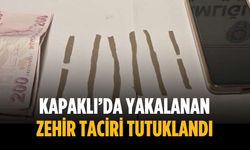 Kapaklı’da yakalanan zehir taciri tutuklandı