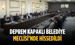 Deprem Kapaklı Belediye Meclisi’nde hissedildi