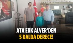 Ata Erk Alver’den 5 dalda derece!