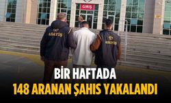 Bir haftada 148 aranan şahıs yakalandı