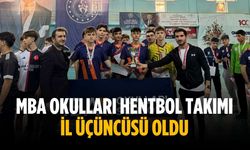 MBA Okulları Hentbol Takımı il üçüncüsü oldu