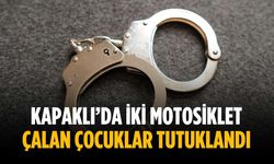 Kapaklı’da iki motosiklet çalan çocuklar tutuklandı