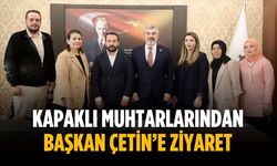 Kapaklı muhtarlarından Başkan Çetin’e ziyaret