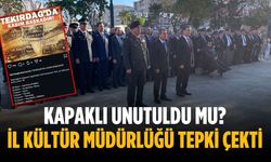 Kapaklı unutuldu mu? İl Kültür Müdürlüğü tepki çekti