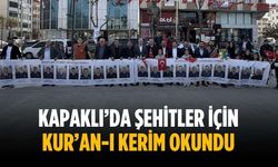 Kapaklı’da şehitler için Kur’an-ı Kerim okundu