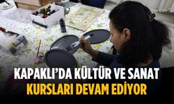 Kapaklı’da kültür ve sanat kursları devam ediyor