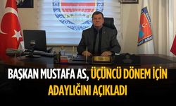 Mustafa As, üçüncü dönem için adaylığını açıkladı