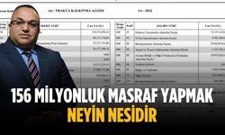 “156 milyonluk masraf yapmak neyin nesidir”
