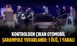 Kontrolden çıkan otomobil şarampole yuvarlandı: 1 ölü, 1 yaralı
