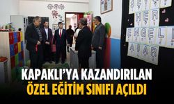 Kapaklı’ya kazandırılan özel eğitim sınıfı açıldı