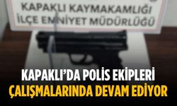 Kapaklı’da polis ekipleri çalışmalarında devam ediyor