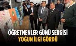 Öğretmenler Günü Sergisi yoğun ilgi gördü