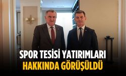 Spor tesisi yatırımları hakkında görüşüldü
