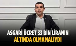 “Asgari ücret 33 bin liranın altında olmamalıydı”
