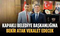 Kapaklı Belediye Başkanlığına Bekir Atak vekalet edecek