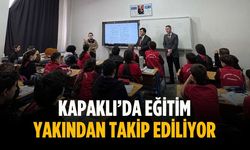 Kapaklı’da eğitim yakından takip ediliyor