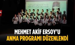 Mehmet Akif Ersoy’u Anma Programı düzenlendi