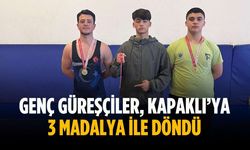 Genç güreşçiler, Kapaklı’ya 3 madalya ile döndü