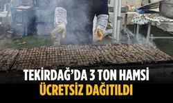 Tekirdağ’da 3 ton hamsi ücretsiz dağıtıldı