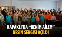 Kapaklı’da “Benim Ailem” Resim Sergisi açıldı