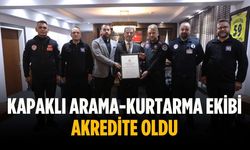 Kapaklı Arama-Kurtarma Ekibi akredite oldu