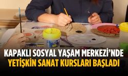 Kapaklı Sosyal Yaşam Merkezi’nde yetişkin sanat kursları başladı