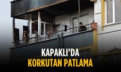 Kapaklı’da kombi patlaması paniğe neden oldu