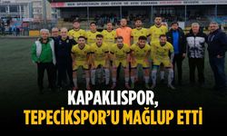 Kapaklıspor, Tepecikspor’u mağlup etti