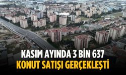 Kasım ayında 3 bin 637 konut satışı gerçekleşti