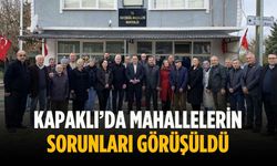 Kapaklı’da mahallelerin sorunları görüşüldü
