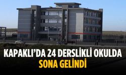Kapaklı’da 24 derslikli okulda sona gelindi