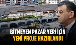 Bitmeyen pazar yeri için yeni proje hazırlandı