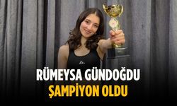 Rümeysa Gündoğdu şampiyon oldu