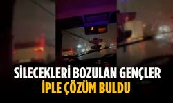 Silecekleri bozulan gençler iple çözüm buldu