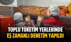 Toplu tüketim yerlerinde eş zamanlı denetim yapıldı