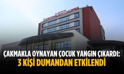 Çakmakla oynayan çocuk yangın çıkardı: 3 kişi dumandan etkilendi