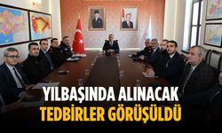 Yılbaşında alınacak tedbirler görüşüldü