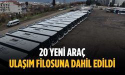 20 yeni araç ulaşım filosuna dahil edildi