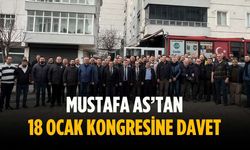 Mustafa As’tan 18 Ocak kongresine davet