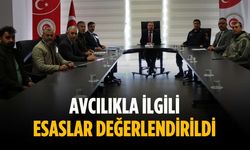 Avcılıkla ilgili esaslar değerlendirildi