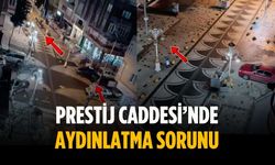 Prestij Caddesi’nde aydınlatma sorunu